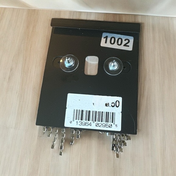 INC International Concepts Rhinestone Fringe Drop Earrings – Silver Statement - Picture 4 of 5